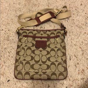 Coach cross body purse